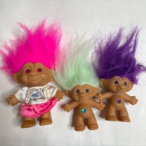 Ace Novelty Vintage Troll Doll Lot
